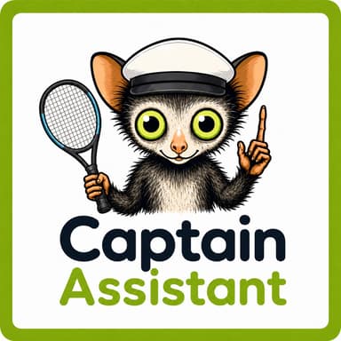 Captain Assistant mascot logo